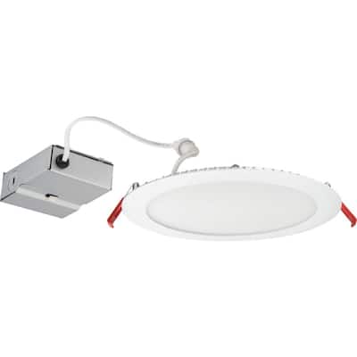 8 in. 3000K New Construction or Remodel IC Rated or Non-IC Rated Canless Recessed Integrated LED Kit