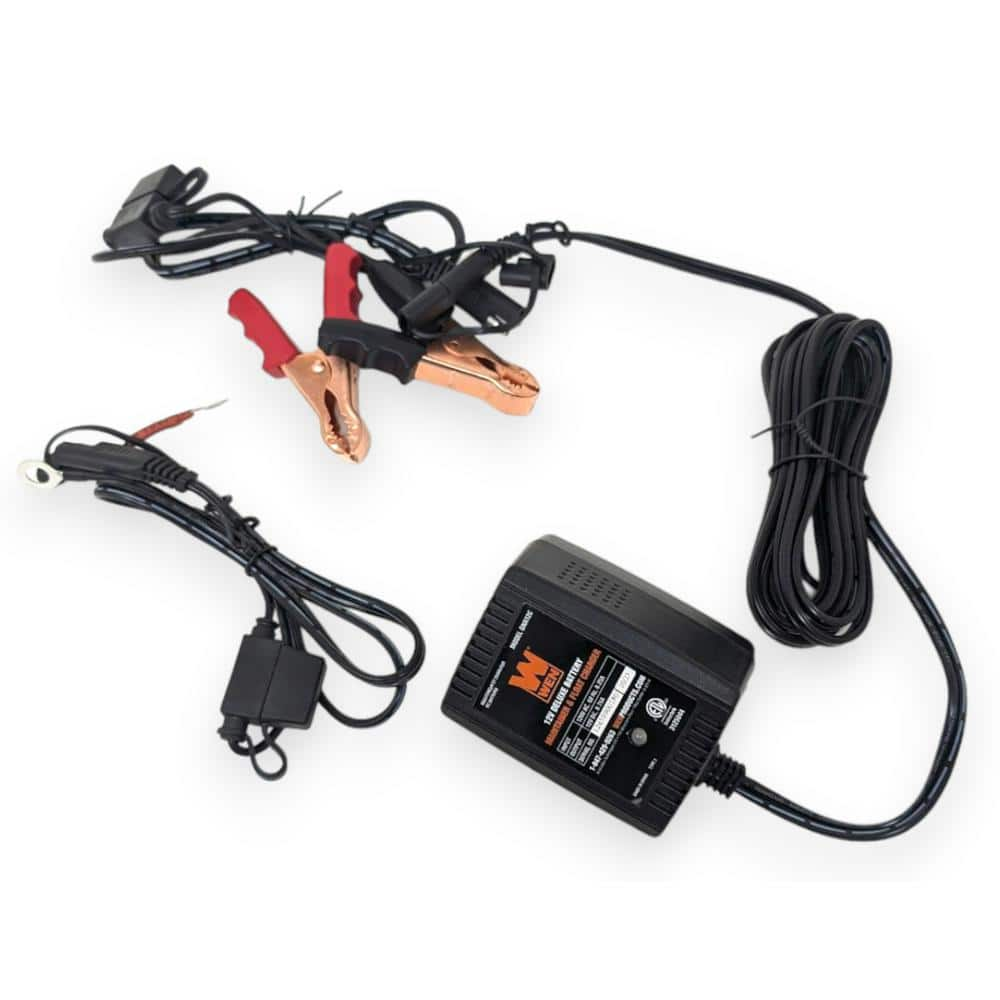 WEN 12-Volts Deluxe Battery Maintainer and Float Charger with SAE Quick ...