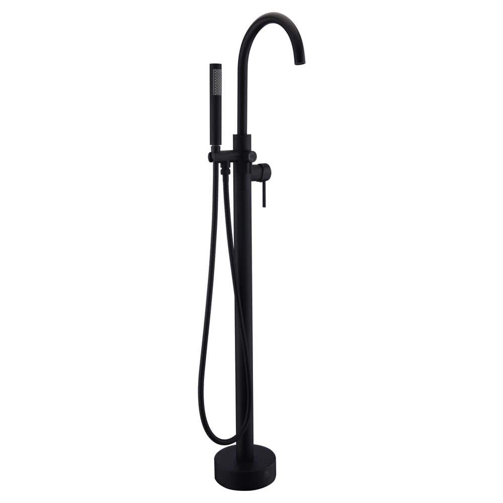 Oil Rubbed Bronze Freestanding Tub Faucet with Hand Shower