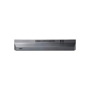 30 in. 220 CFM Convertible Range Hood with Light in Stainless Steel