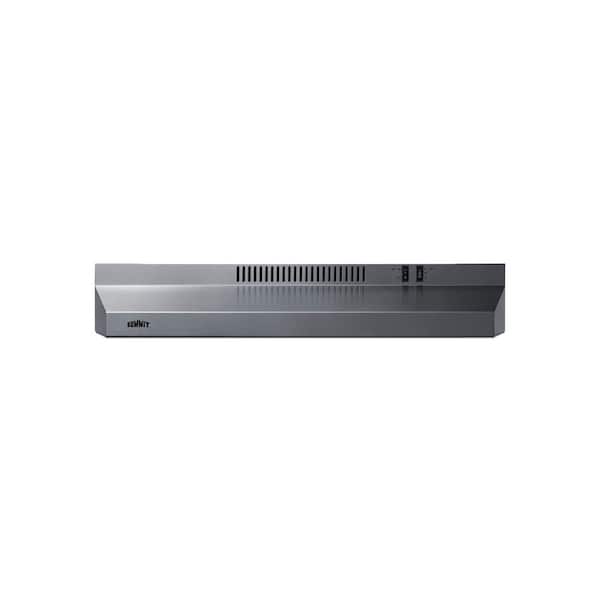 Summit Appliance 30 in. 220 CFM Convertible Range Hood with Light in Stainless Steel