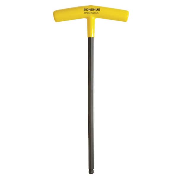 Bondhus 5/16 in. x 11.4 in Ball End Graduated Length T-Handle with ProGuard, Tagged and Barcoded