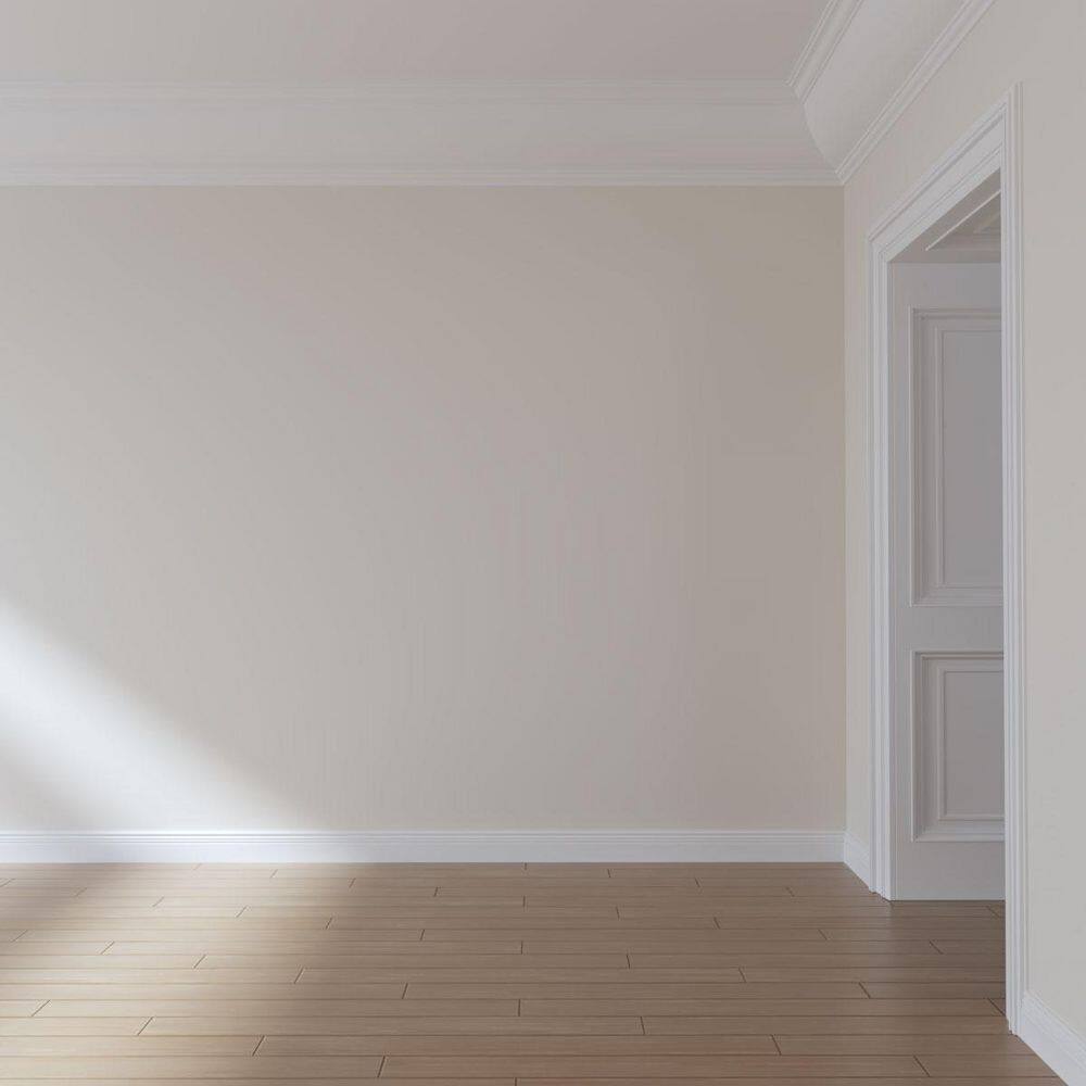 Claremont White Polyurethane Crown Moulding 94.5" Length