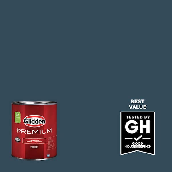 Glidden Premium 1 qt. Sailor's Coat PPG1153-7 Semi-Gloss Interior Latex Paint