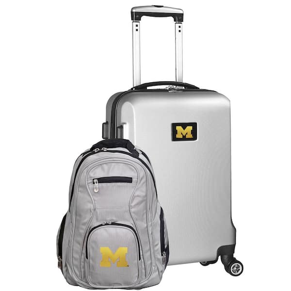 Mojo Michigan Wolverines Deluxe 2-Piece Backpack and Carry on Set