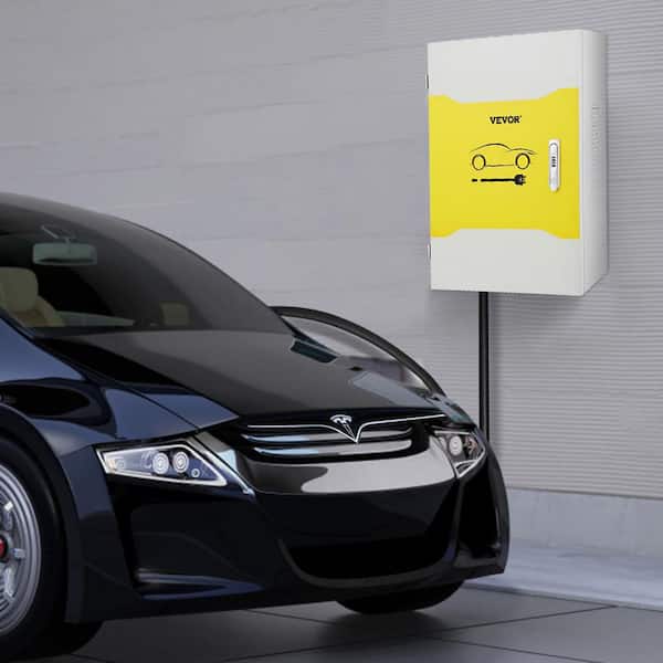 Home Charger Box 28 in. L x 20 in. W x 10 in. H Outdoor Cable Box IP32 Waterproof with Reinforced Lock Hinge for Tesla