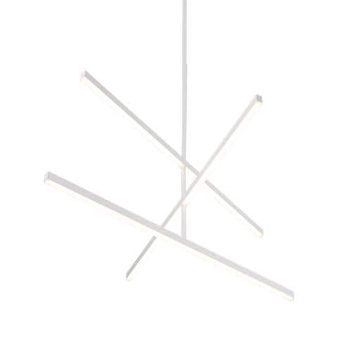 Vega White LED 45" Sculptural Chandelier