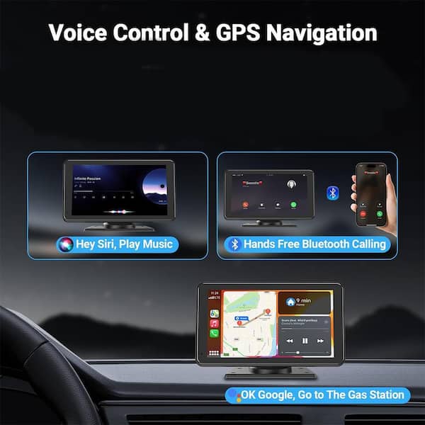 Yichuhaoxi Apple Carplay Wireless Portable Touchscreen Car