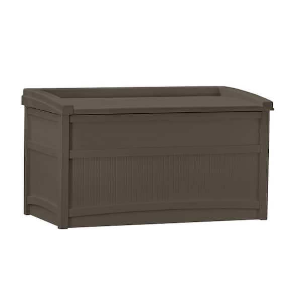Suncast 50 Gal Resin Deck Box Db5500j, Home Depot Patio Storage