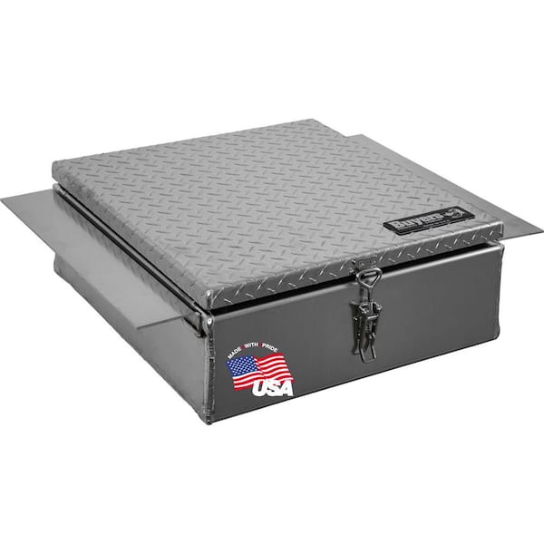 24 in. Diamond Tread Aluminum In-Frame Top Mount Truck Tool Box