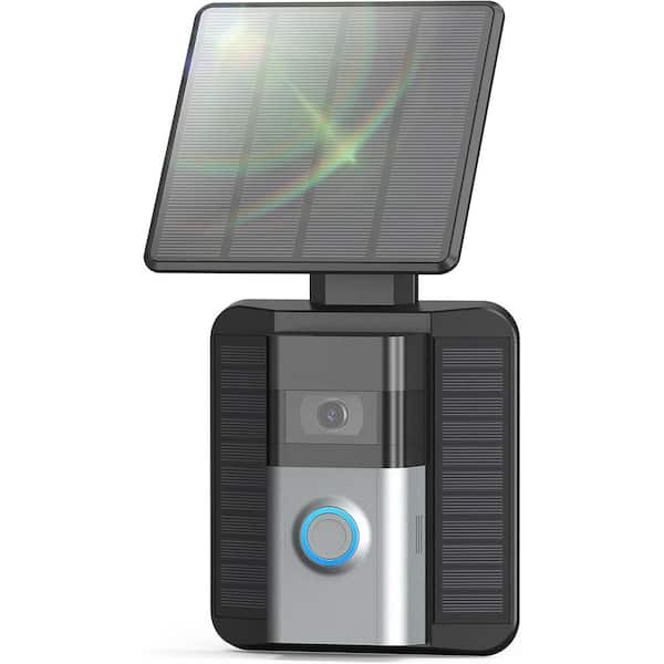 Solar Charger for Ring Video Doorbell 2nd Gen 2020 Release Waterproof 2.9-Watt Adjustable Panel Continuous Power Supply
