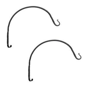 ACHLA DESIGNS Wrought Iron Twisted Jumbo Metal Bracket, Large, 18 in ...