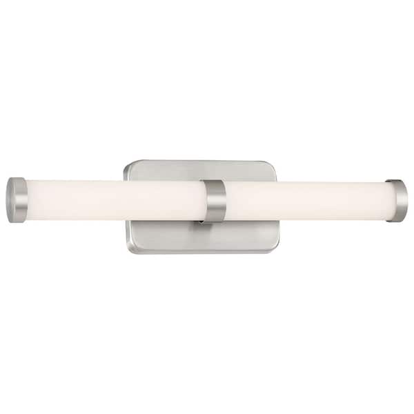 20 in. Brushed Nickel Integrated LED Vanity Light Bar