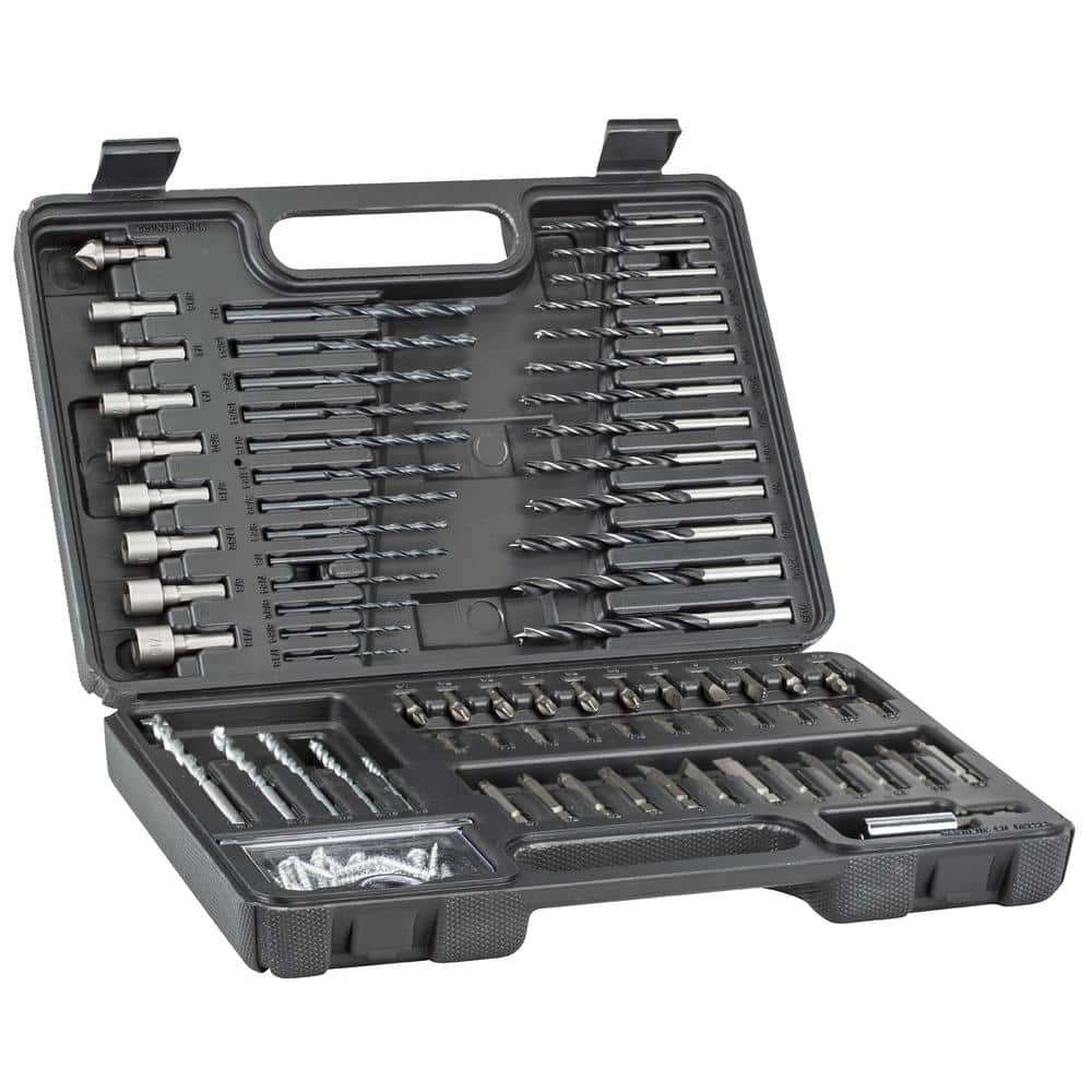 BLACK+DECKER Combination Drill and Screwdriver Set (109-Piece) BDA91109 -  The Home Depot