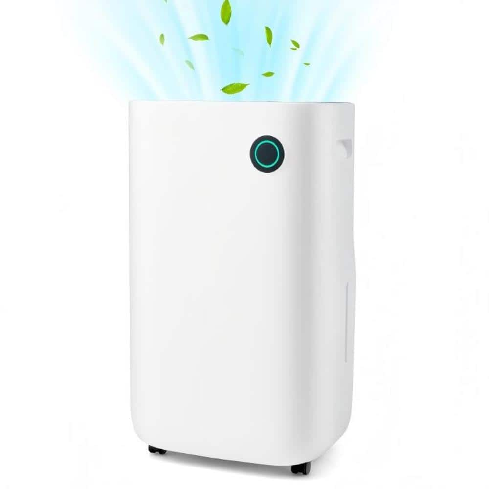 73 pt. Dehumidifier for Areas up to 4500 sq. ft. with 5 Modes, 3-Color Indicator and 24H Timer in White price history on PriceWatchPro
