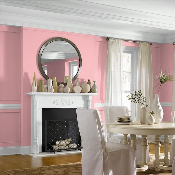 BEHR PREMIUM PLUS 8 oz. #130A-3 Ballerina Pink Flat Interior