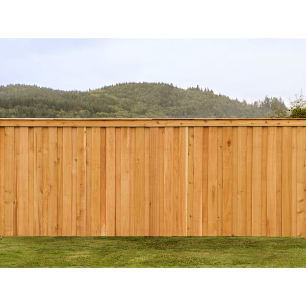 5/8 in. x 6 in. x 6 ft. Western Red Cedar Flat Top Fence Picket (16-Pack) 5/8 in. x 6 in. x 6 ft. Western Red Cedar Flat Top Fence Picket (16-Pack)