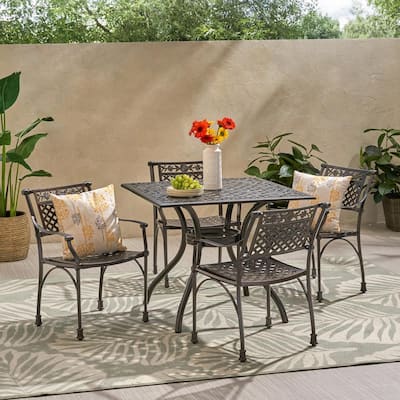 36 75 Patio Dining Sets Furniture The Home Depot 36 75 Patio Dining Sets, Home Depot Dining Table Outdoor