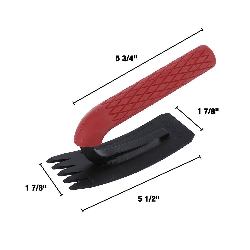 Red and Black Steel Carpet Staple Puller Hand Tool