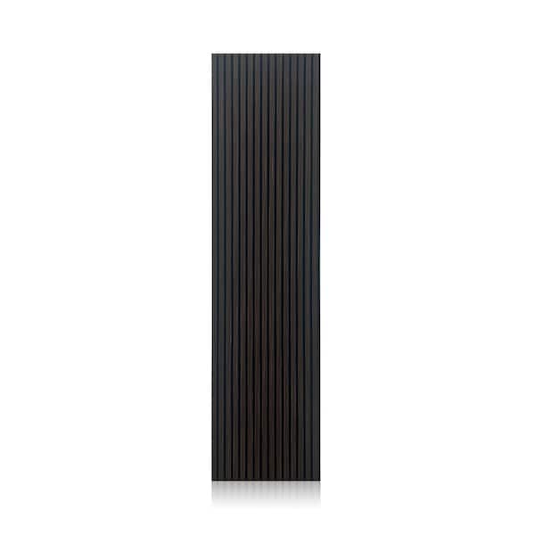 0.83 in. x 7.87 ft. x 1.96 ft. Gray Square Edge Wood Decorative Wall ...