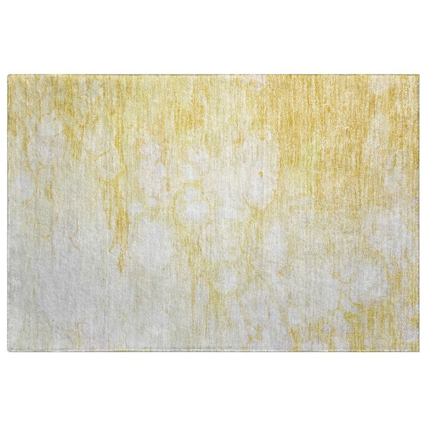 Dream Shag Premium Machine Washable Abstract ADS699 Coral 8 ft. x 10 ft. Area Rug