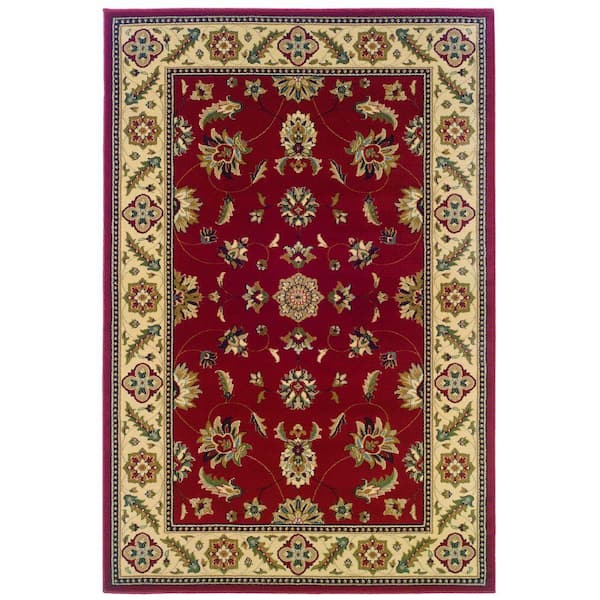 Natco Stratford Kazmir Red 7 ft. x 11 ft. Area Rug