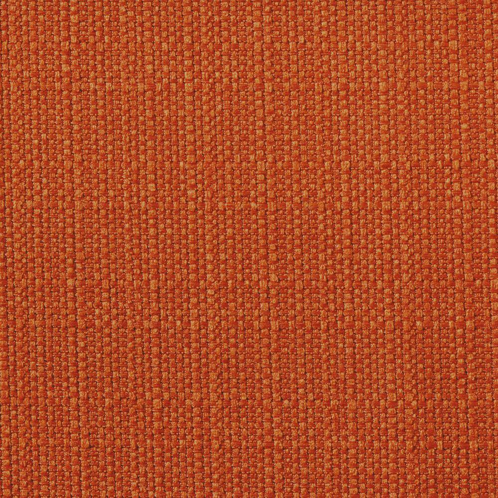 Burnt Orange Mid-Century Modern Barrel Accent Chair