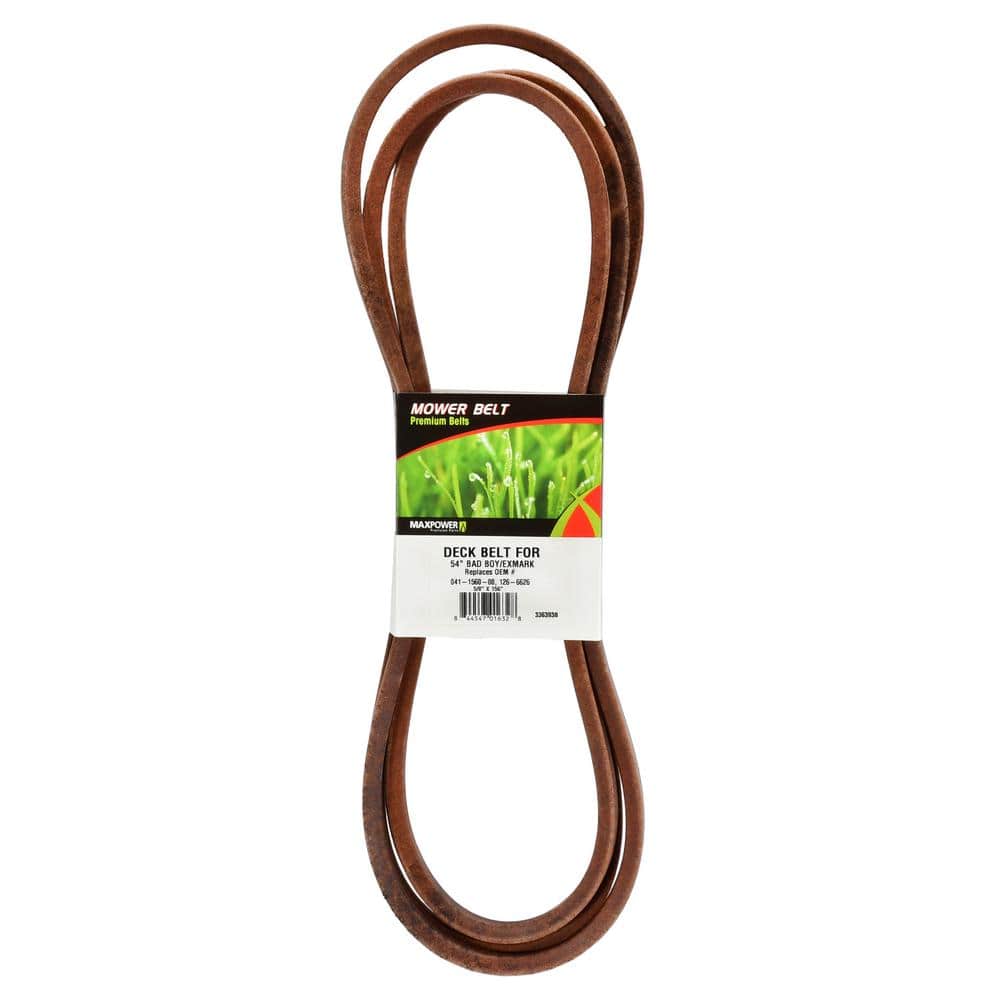 Deck Belt for Bad Boy and Exmark Mowers Replaces OEM #'s 041-1560-00, Exmark 126-6626, 126-6626-SL, 126-6626SL price history on PriceWatchPro