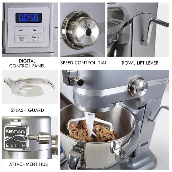 Dough Hook - Fits 5-Quart & 6-Quart Kitchen Aid Bowl-Lift Stand Mixers, Kitchen  Aid