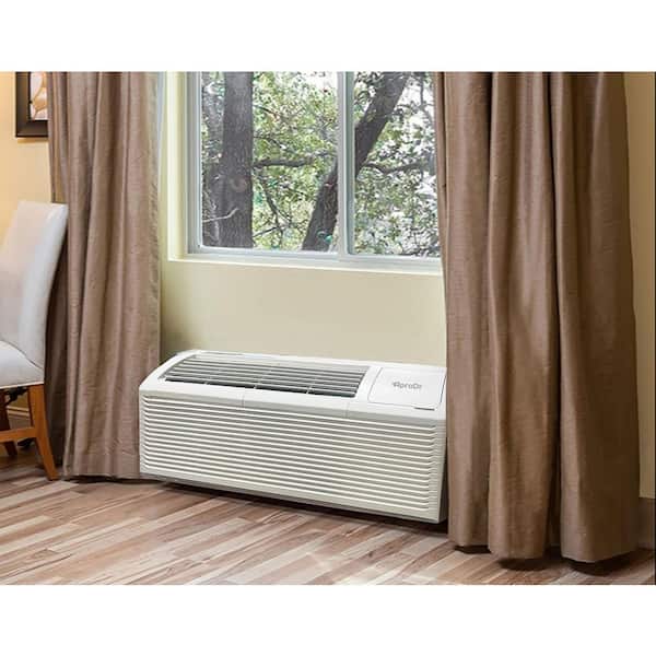 9,000 BTU 400 sq. ft. Packaged Terminal Air Conditioner and Heat Pump and 3,500 W Electric Heater 208V-230V UL-Certified