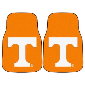 University of Tennessee 18 in. x 27 in. 2-Piece Carpeted Car Mat Set