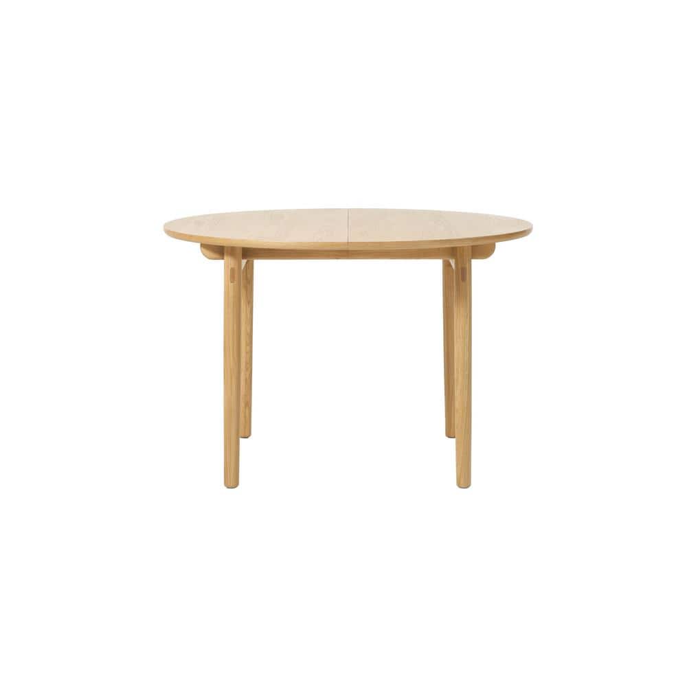 Mid Century Modern Round Natural Wood 47 in. 4-Legged dining Table (Seats-4