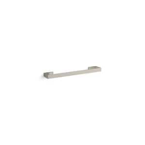 Minimal 18 in. Wall Mounted Towel Bar in Vibrant Brushed Nickel