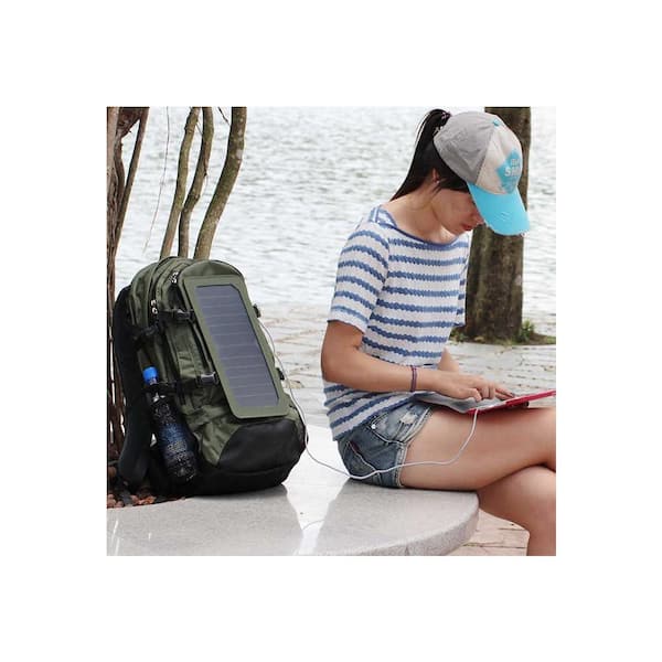 best solar travel backpack 50L Hiking with 6.5W Removable Solar Charger Panel  Wa  TSolar Top Handle Best Solar Panel Backpacks 2023