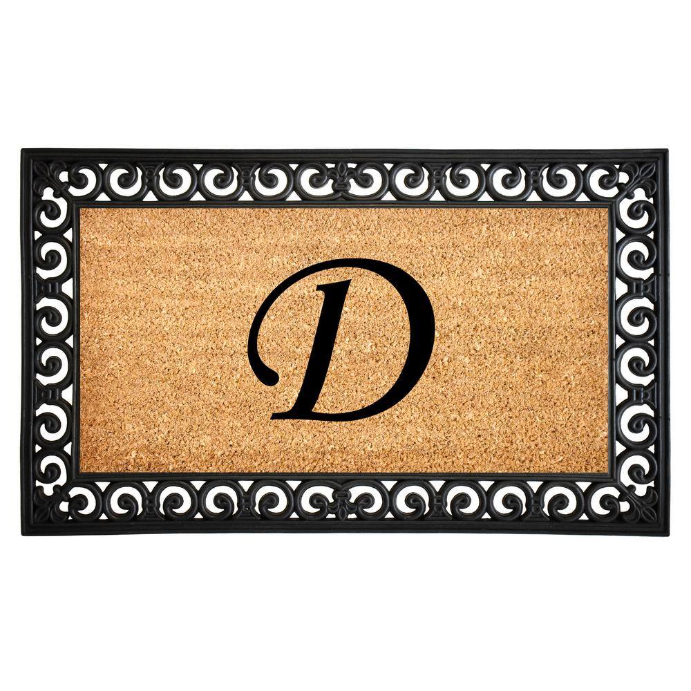 Gabriel 18 in. x 30 in. Monogrammed (Letter D) Door Mat price history on PriceWatchPro