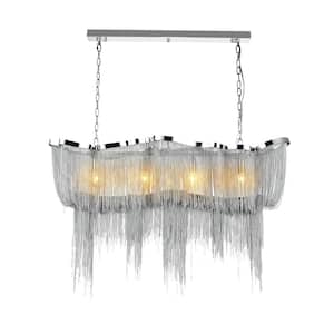 Secca 11 Light Down Chandelier With Chrome Finish