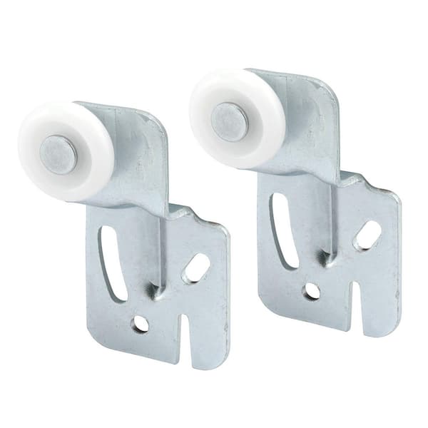Closet Door Roller with 1/2 in. Offset and 7/8 in. Nylon Wheel (2-pack)