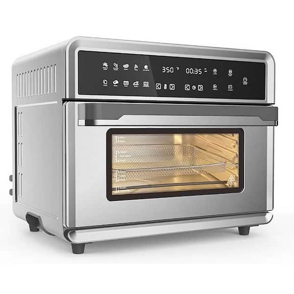 ARIA 30Qt Touchscreen Air Fryer Toaster Oven with 3 Cooking Levels, Dehydration, Accessories, & Recipe Book