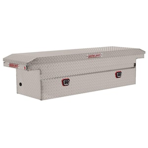 72 in. Diamond Plate Aluminum Full Size Low Profile Crossover Truck Tool Box