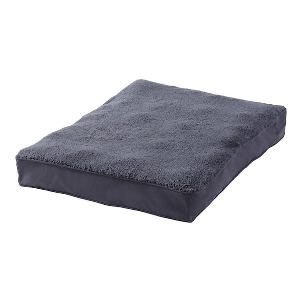 Daisy Deluxe Large Blue Steel Orthopedic Pet Bed