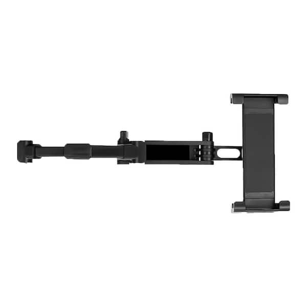 Lukyamzn Tablet Holder Car Headrest Foldable Stand 6-13 iPad Air Mini Switch 360° Rotatable Essential Travel Black