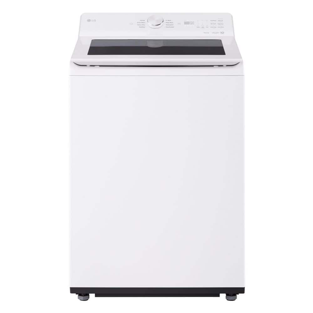 LG 5.0 cu.ft. SMART Top Load Washer in Alpine White with TurboWash, Easy Unload and AI Sensing