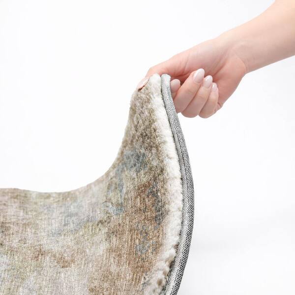 Dream Shag Premium Machine Washable Abstract ADS67 Moody 2 ft. x 3 ft. Accent Rug