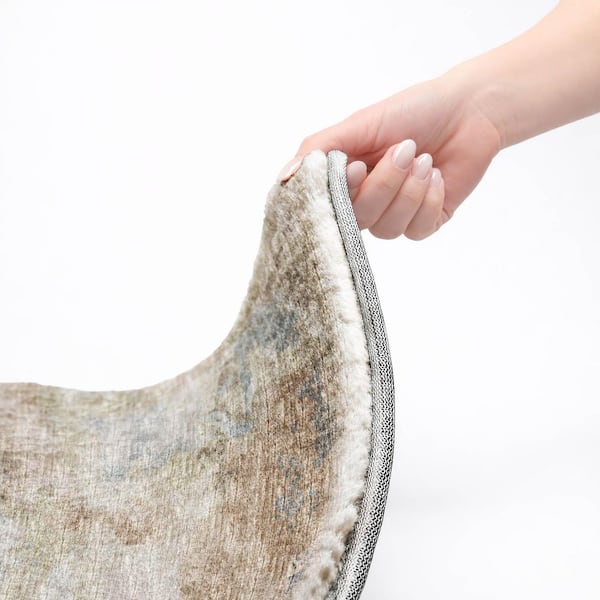 Dream Shag Premium Machine Washable Abstract ADS67 Moody 5 ft. x 7 ft. 6 in. Area Rug