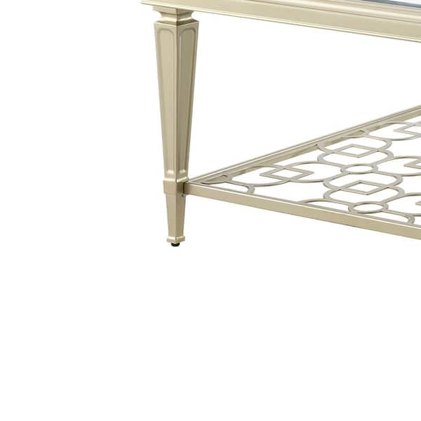 Acme Furniture Zaba 54 in. Glass Top & Silver Finish Acme Furniture Zaba 54 in. Glass Top & Silver Finish