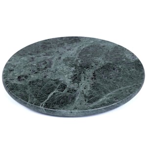 Green Marble 12 in. Dia Round Board