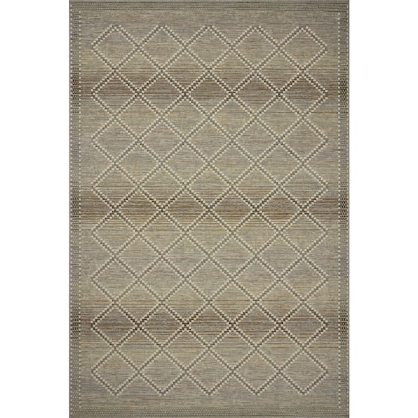 Saylor Stone / Ivory 11 ft. x 15 ft. Indoor/Outdoor Area Rug