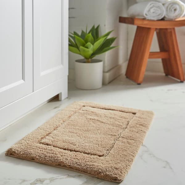 Ultra Plush, Soft, and Absorbent 100% Combed Cotton Pile Bath Rugs