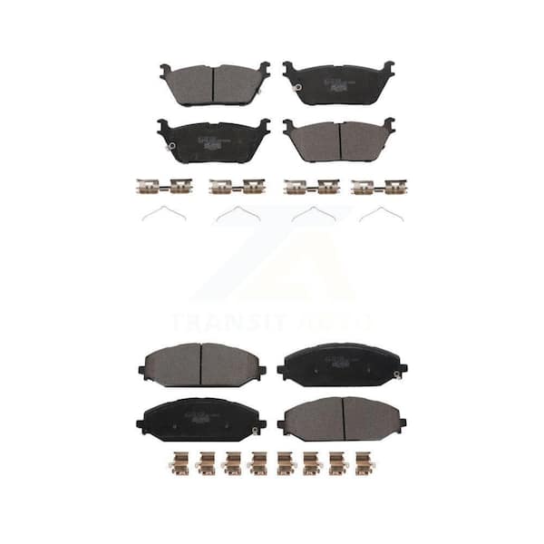 TEC Front Rear Ceramic Brake Pads Kit For 2022 Jeep Grand Wagoneer KTC-100771
