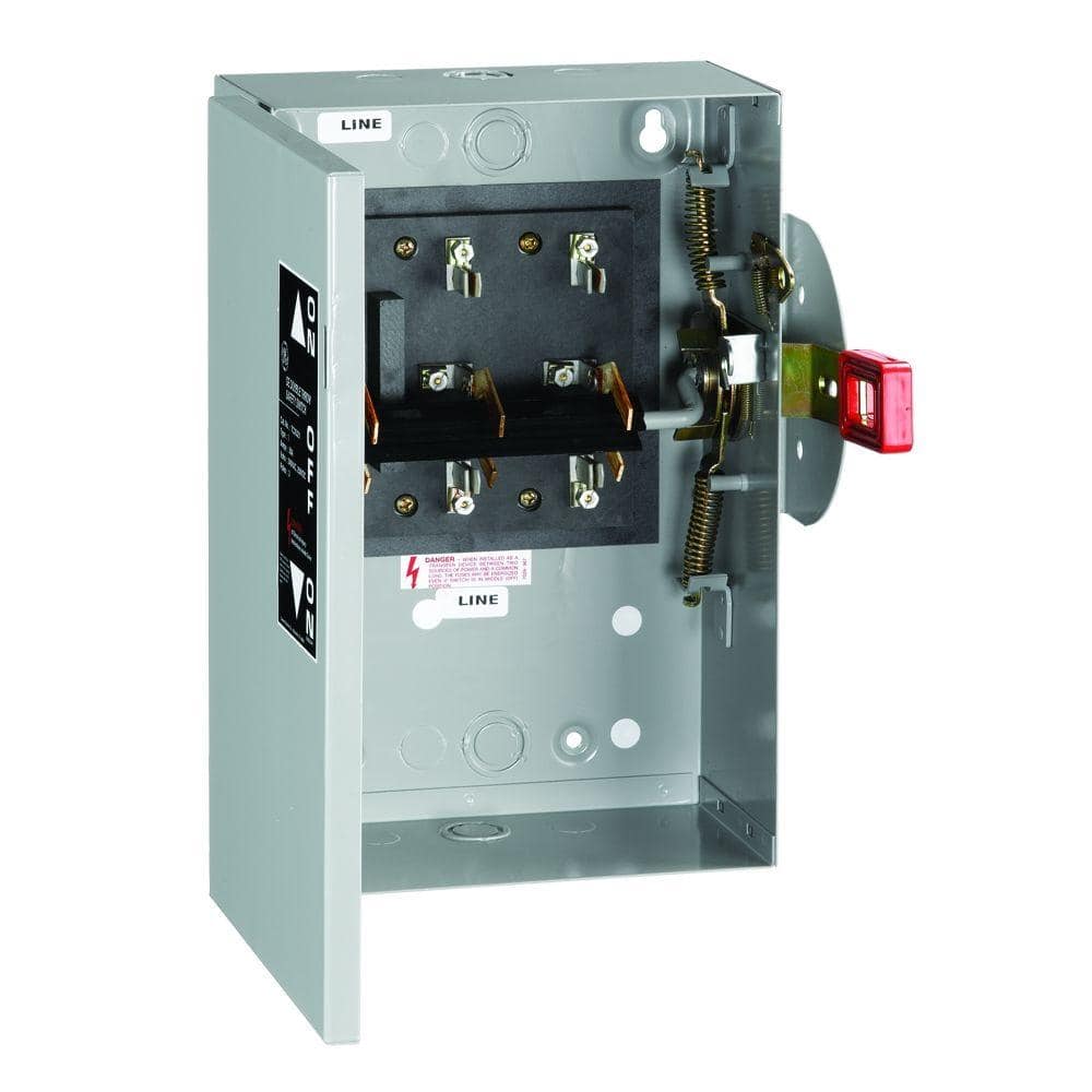 30 Amp 240V Non-Fused Indoor General-Duty Double-Throw Safety Switch (TC353